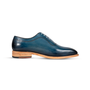 Azor Pompei polished leather Oxford shoes for men – black and brown formal footwear by Danny and Jones